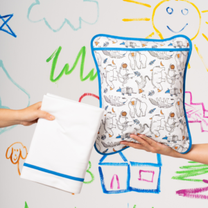 Travesseiro Com Lençol  de malha masculino Funny Color