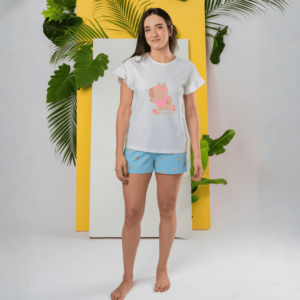 Babydoll Detalhe Babado Capyvárias