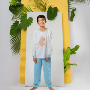 Pijama Longo Com Ribana Capyvárias