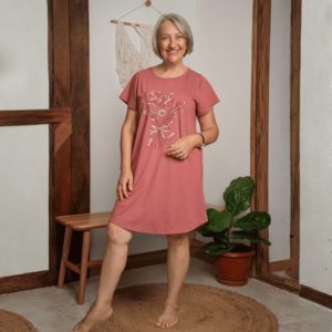 Camisão feminino personalizado de malha – Coleção Breakfast