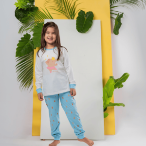 Pijama Longo Manga Punho Capyvárias