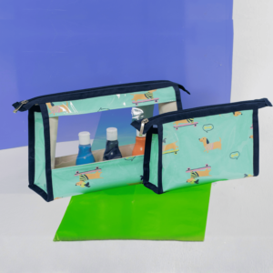 Kit 2 Necessaires organizadoras transparentes Daschlove