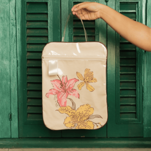 Necessaire Grande Personalizada com Compartimentos – Ideal para mala e viagem – Coleção Orquídeas