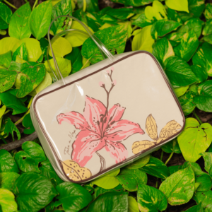 Necessaire Personalizada Com Divisórias Para Viagem – Coleção Orquídeas