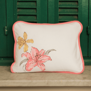 Travesseiro pequeno Com Fronha personalizado – Confortável e versátil – Coleção Orquídeas